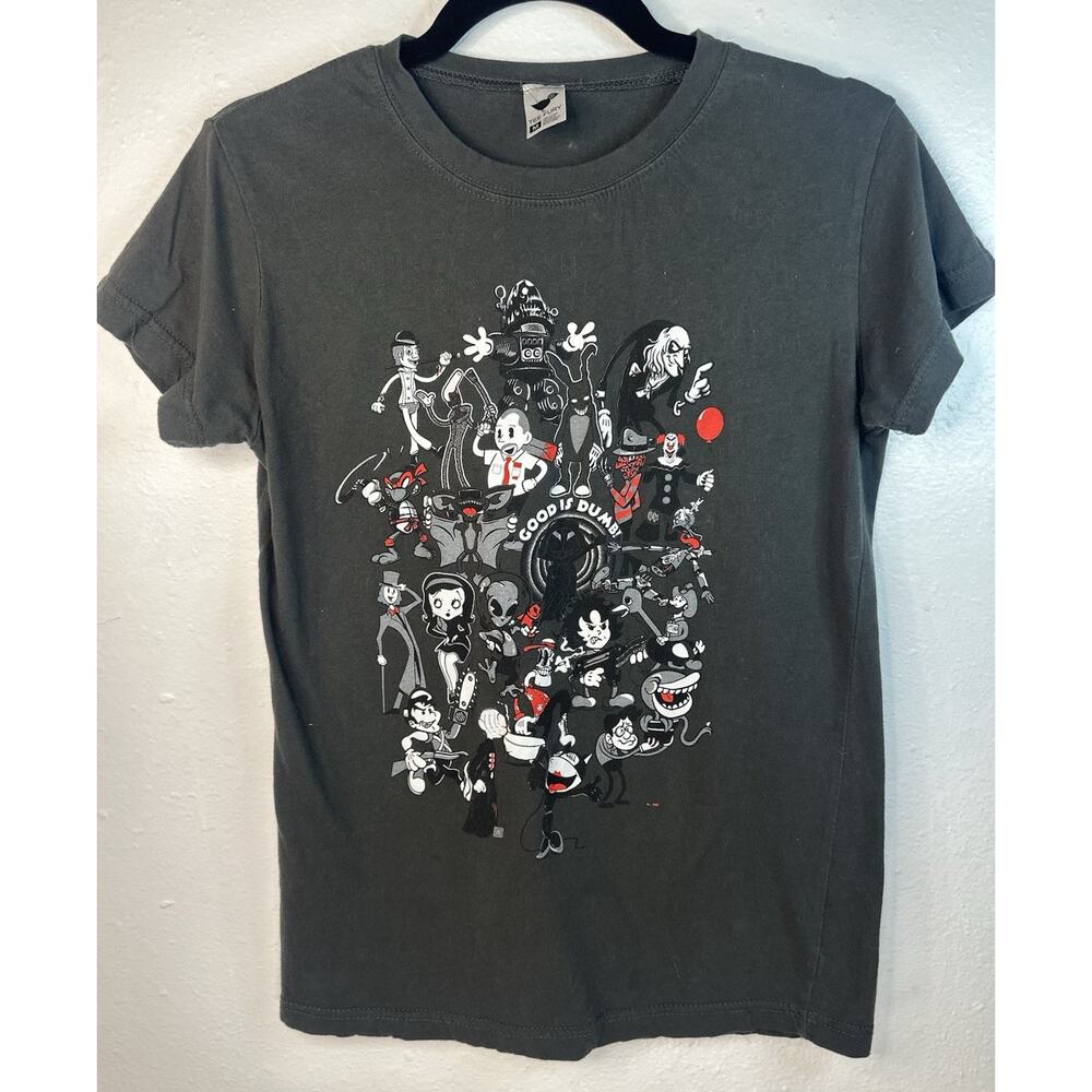 Pop Culture And Horror Movie Gray Graphic Tee Size Medium